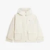 Water-Resistant Hooded Short Parka
