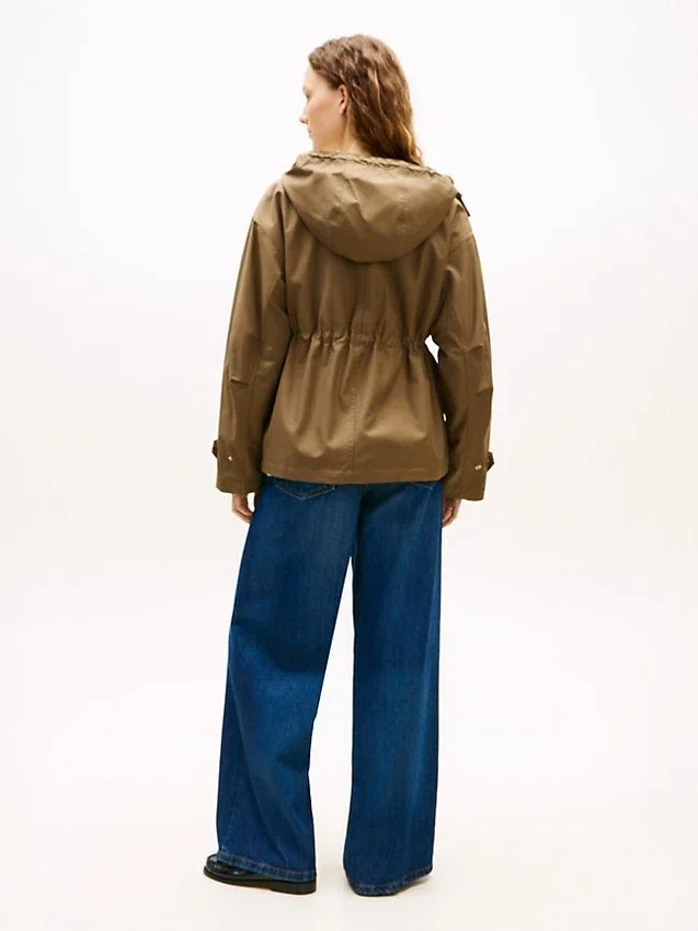 Water-Resistant Hooded Short Parka Water-Resistant Hooded Short Parka