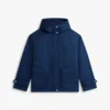 Water-Resistant Hooded Short Parka