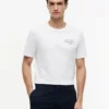 Wavy Flag Back Logo T-Shirt