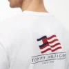 Wavy Flag Back Logo T-Shirt
