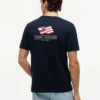 Wavy Flag Back Logo T-Shirt