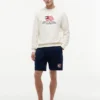 Wavy Flag Logo Crewneck Sweatshirt