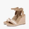 Webbing Logo Denim Wedge Espadrille