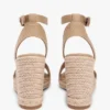 Webbing Logo Denim Wedge Espadrille