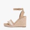 Webbing Logo Denim Wedge Espadrille