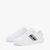Webbing Stripe Leather Cupsole Sneaker