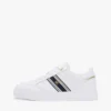 Webbing Stripe Leather Cupsole Sneaker