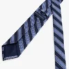 Wide Diagonal Stripe Silk-Blend Tie
