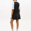 Wool-Blend Pleated Mini Dress Wool-Blend Pleated Mini Dress