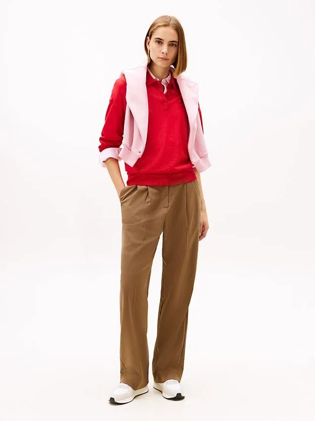 Wool-Silk Blend Sweater Polo Wool-Silk Blend Sweater Polo