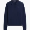 Wool-Silk Blend Sweater Polo Wool-Silk Blend Sweater Polo