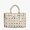 Woven Leather Mini Tote Bag Woven Leather Mini Tote Bag