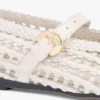 Woven Leather Mix Mary Jane Flat Woven Leather Mix Mary Jane Flat